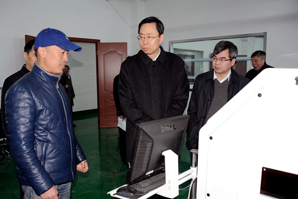 泰州市委書記、市人大常委會主任藍(lán)紹敏蒞臨公司調(diào)研項目建設(shè)情況